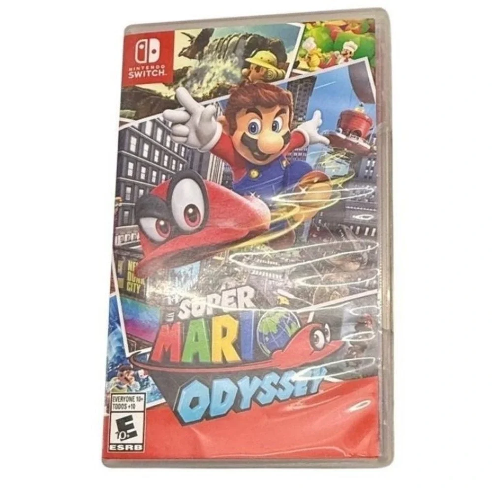 Authentic Replacement Case ONLY for Super Mario Odyssey‎ - Nintendo Switch Box